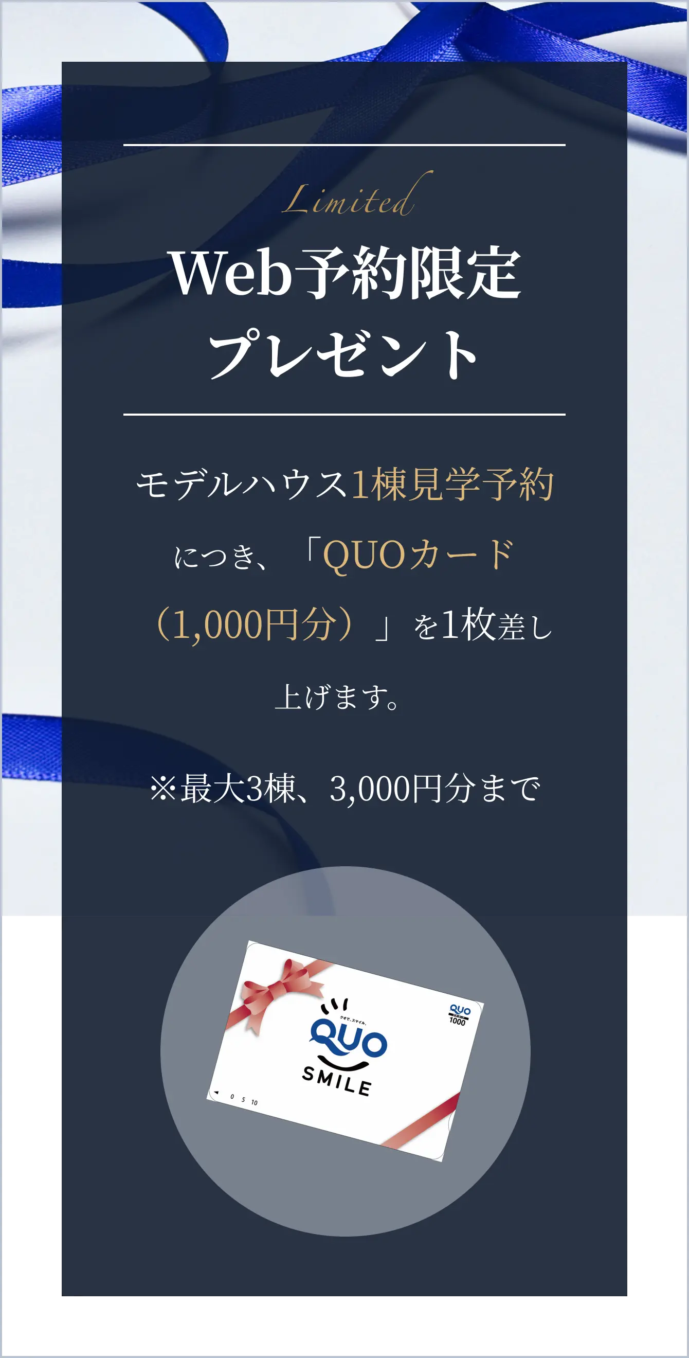 Web予約限定プレゼント